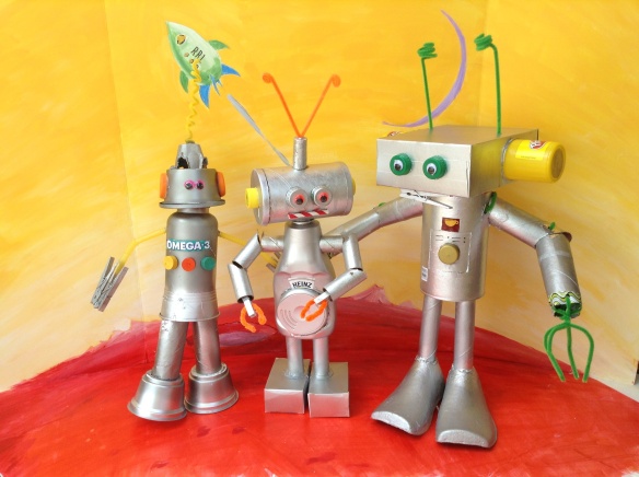 Meet Omega-3, Heinz, and Joebot. (copyright Betsy Andrews Etchart)